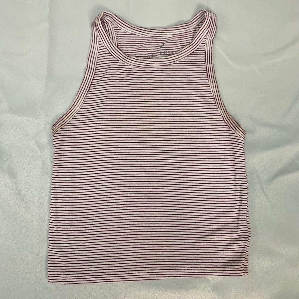 Striped halter tank